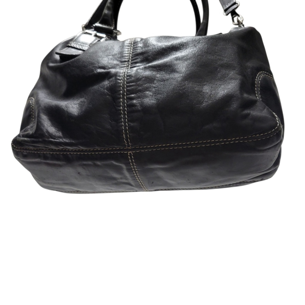 Michael Kors Women's Brookville Drawstring Black Shoulder Satchel Bag - Picture 8 of 15
